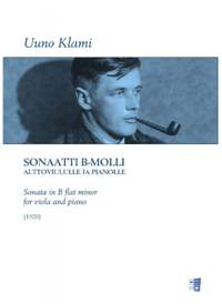 Klami, U: Sonata in B flat minor for viola and piano