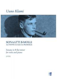 Klami, U: Sonata in B flat minor for viola and piano B flat minor