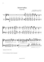 Sibelius, Jean: 4 Choruses from Op. 18 Product Image