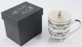 Mug Notelines White 300 ML