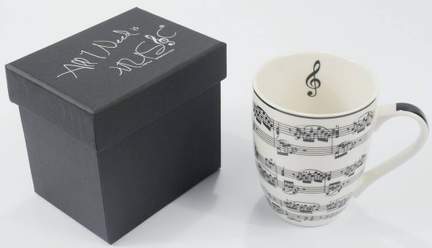 Mug Notelines White 300 ML