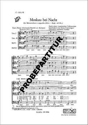 H. Jordan: Moskau bei Nacht