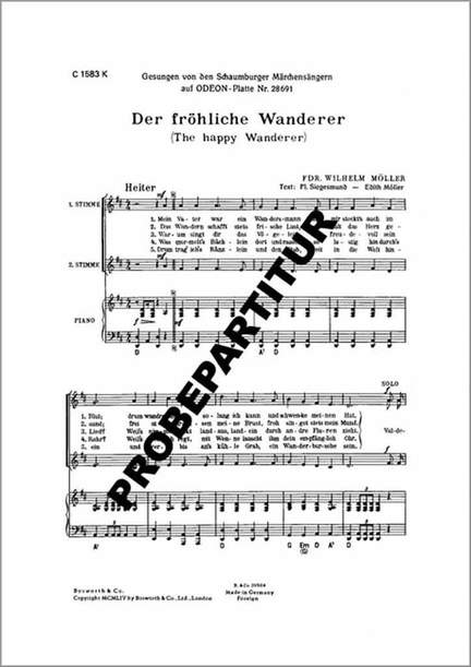Der fröhliche Wanderer
