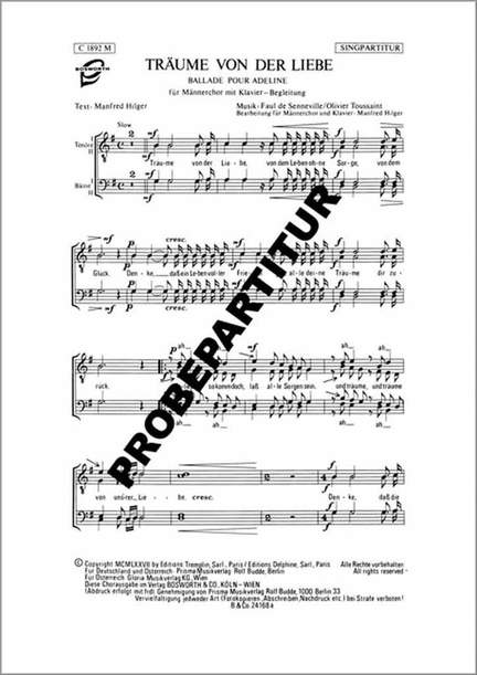 Ballade pour Adeline