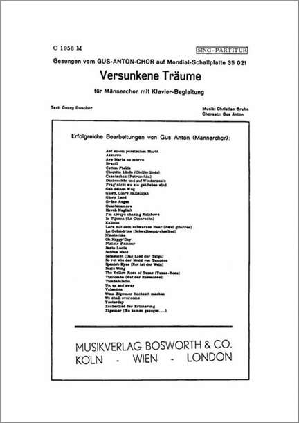 Versunkene Träume