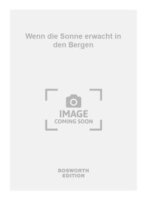Wenn die Sonne erwacht in den Bergen