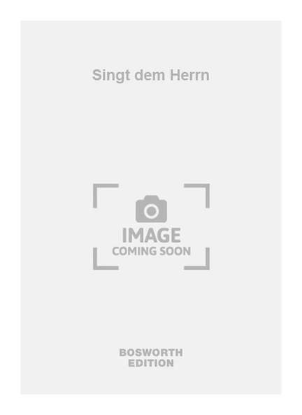 Singt dem Herrn