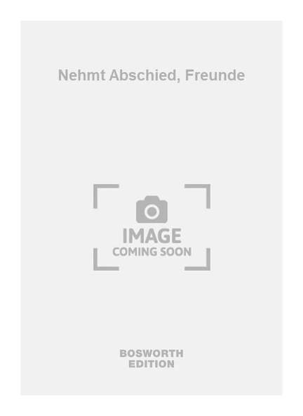 Nehmt Abschied, Freunde