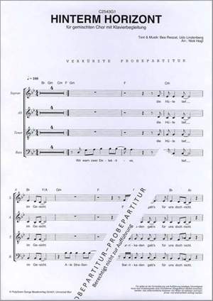 Udo Lindenberg: Hinterm Horizont