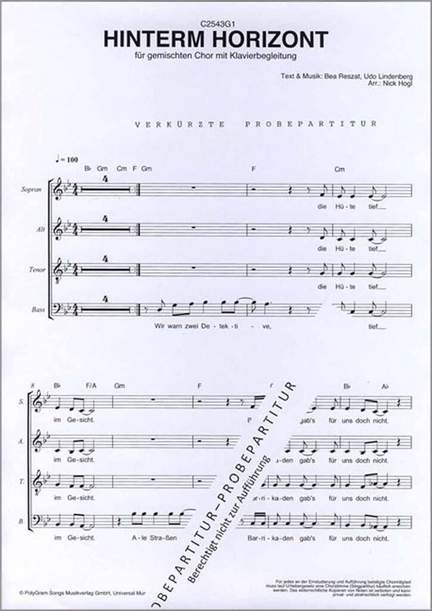 Udo Lindenberg: Hinterm Horizont