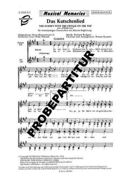 Das Kutschenlied