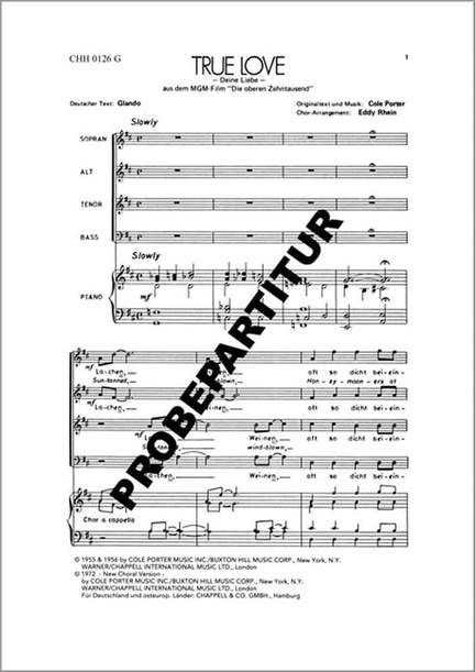 Cole Porter: True Love