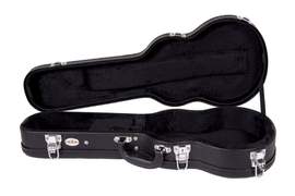 Kala Black Archtop Ukulele Hard Case Concert
