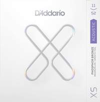 D'Addario 11-52 Custom Light, XS Phosphor Bronze Coated Acoustic Guitar Strings