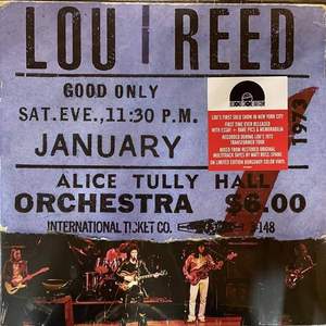 Lou Reed Live At Alice Tully Hall January 27, 1973 - 2nd Show Product Image