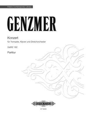 Genzmer, Harald: Concerto for Trumpet, Pf & String Orch.