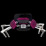 Ernie Ball 6" Flat Ribbon Patch Cable 3-pack - White Product Image