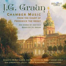 J.g. Graun: Chamber Music From Frederick the Great