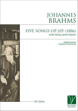 Johannes Brahms: Five Songs (1886), for Viola and Piano