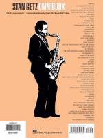 Stan Getz - Omnibook Product Image