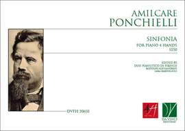 Amilcare Ponchielli: Sinfonia, for Piano 4 Hands