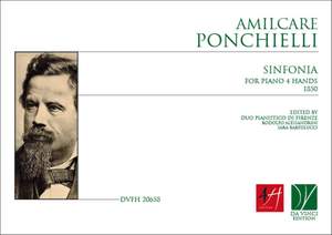 Amilcare Ponchielli: Sinfonia, for Piano 4 Hands