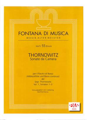 Henry Thornowitz: Sonata da Camera Bd. 1, Sonaten 1-3