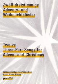 H.A. Girard: 12 dreistimmige Advents & Weihnachtslieder
