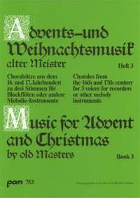 M. Harras: Advents- und Weihnachtsmusik alter Meister, Heft 3