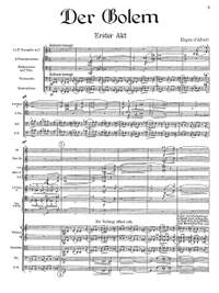 Albert, Eugen d’: Der Golem