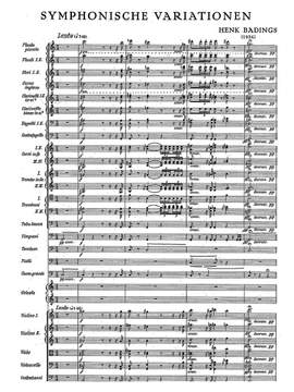 Badings, Henk: Symphonische Variationen