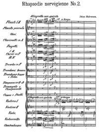 Halvorsen, Johan: Norwegian Rhapsody Nr.2
