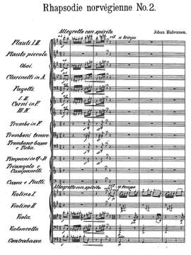 Halvorsen, Johan: Norwegian Rhapsody Nr.2
