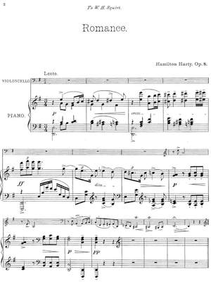 Harty, Hamilton: Romance & Scherzo op. 8 for cello and piano