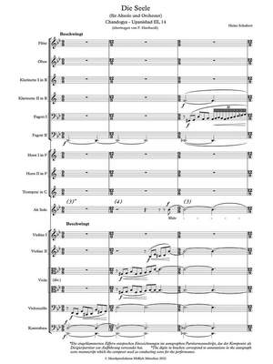 Schubert, Heinz: ‘Die Seele’ after the ‘Upanishads’ in the German adaptation by Paul Eberhardt