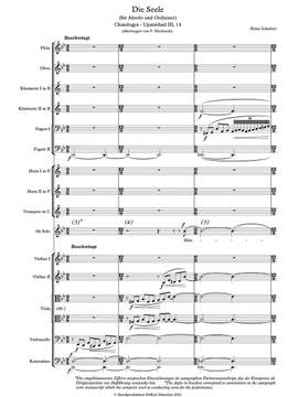 Schubert, Heinz: ‘Die Seele’ after the ‘Upanishads’ in the German adaptation by Paul Eberhardt