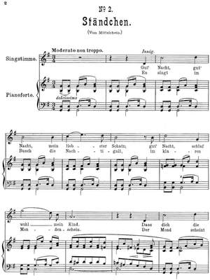 Straesser, Ewald: Drei kleine Gesänge für mittlere Stimme und Klavier
