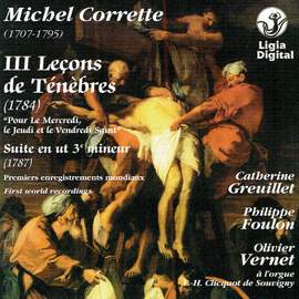 Corrette: Trois Leçons de Ténèbres pour le Mercredi, le Jeudi et le Vendredi saint