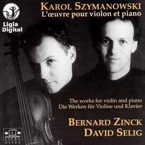 Szymanowski : L'oeuvre pour violon et piano