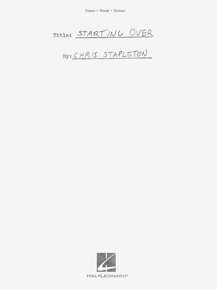 Chris Stapleton - Starting Over