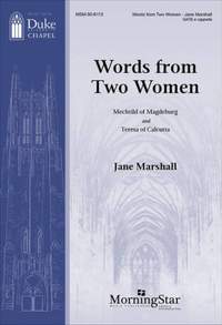 Jane Marshall: Words from Two Women