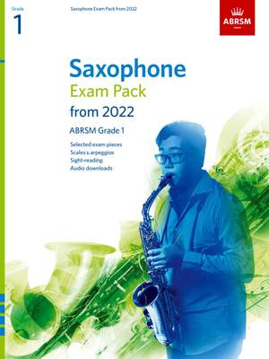ABRSM: Saxophone Exam Pack from 2022, ABRSM Grade 1