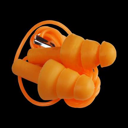 Gm Silicone Tree Earplugs With Retainer (2 Pairs)