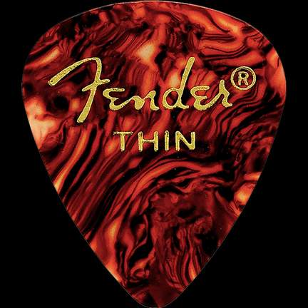 Fender 351 Classic Thin Shell Pick X 12