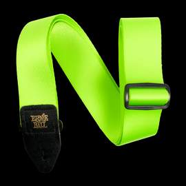 Ernie Ball Strap Neon Green Premium
