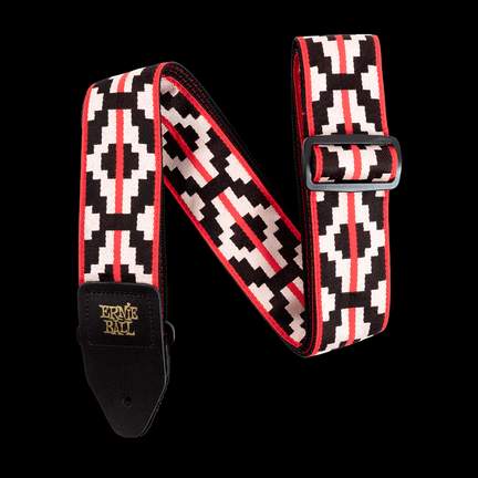 Ernie Ball Strap Jacquard Ristra Red