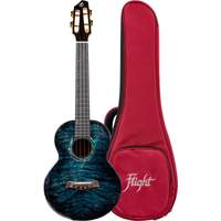 A10 All Solid Tenor Ukulele - Quilted Maple Blue