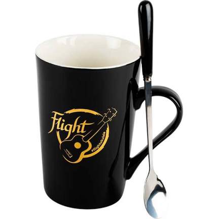Mug - Black with Gold Logo