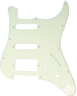 Gmip Sc Hss 1 Ply Pickguard White
