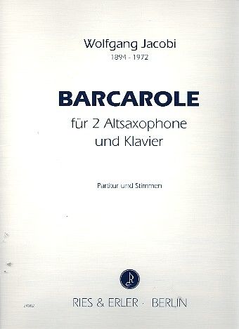 Wolfgang Jacobi: Barcarole